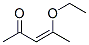 4-エトキシ-3-ペンテン-2-オン 化学構造式