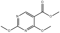 2,4-ジメトキシピリミジン-5-カルボン酸メチル 化学構造式