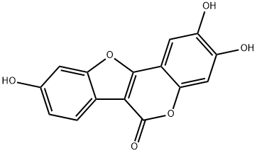 2,3-Dihydroxy-6H-benzofuro[3,2-c][1]benzopyran-6-one,15402-22-9,结构式