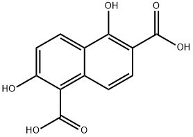 1,6-DIHYDROXYNAPHTHALENE-2,5-DICARBOXYLIC ACID 化学構造式