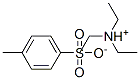 三乙基铵对甲苯磺酸盐, 15404-00-9, 结构式