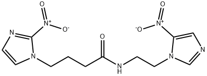 N-[2-nitro-3-[2-(5-nitroimidazol-1-yl)ethyl]-2H-imidazol-1-yl]butanami de|