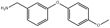 3-(4-METHOXYPHENOXY)BENZYLAMINE HYDROCHLORIDE Structure