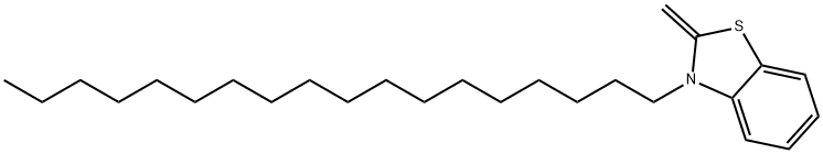 Benzothiazole, 2,3-dihydro-2-methylene-3-octadecyl- (9CI),154115-18-1,结构式