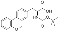 L-2-(BOC-AMINO)-3-(2'-METHOXYBIPHENYL-4-YL)PROPANOIC ACID Structure
