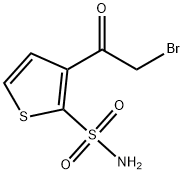 3-溴乙酰基-2-噻吩磺酰胺,154127-28-3,结构式