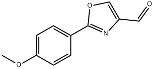 2-(4-甲氧基苯基)-噁唑-4-甲醛,154136-90-0,结构式