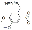 1-(4,5-dimethoxy-2-nitrophenyl)diazoethane 化学構造式