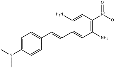 2,5-diamino-4'-(dimethylamino)-4-nitrostilbene 化学構造式