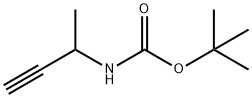 Carbamic acid, (1-methyl-2-propynyl)-, 1,1-dimethylethyl ester (9CI) Structure