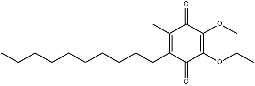 6-decyl-2-ethoxy-3-methoxy-5-methyl-1,4-benzoquinone 结构式