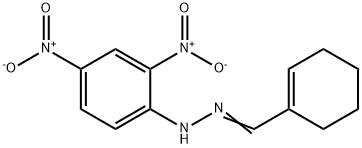 1-Cyclohexene-1-carbaldehyde (2,4-dinitrophenyl)hydrazone Structure