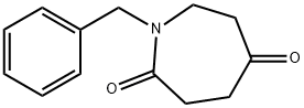 1-ベンジル-2,5-アゼパンジオン 化学構造式