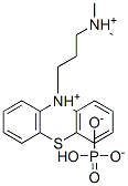 10-[3-(dimethylammonio)propyl]-10H-phenothiazinium hydrogen phosphate 结构式