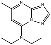 7-(DIETHYLAMINO)-5-METHYL-S-TRIAZOLO[1,5-A]PYRIMIDINE Struktur
