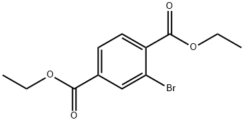 1,4-Diethyl 2-bromobenzene-1,4-dicarboxylate 结构式