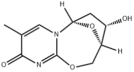 O2,5'-ANHYDROTHYMIDINE Structure