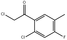 Ethanone, 2-chloro-1-(2-chloro-4-fluoro-5-methylphenyl)- (9CI)|2-氯-1-(2-氯-4-氟-5-甲基苯基)乙酮