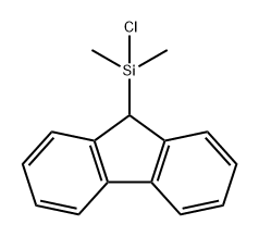9-(クロロジメチルシリル)-9H-フルオレン 化学構造式