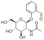 邻甲酰基苯基-2-乙酰氨基--脱氧-BETA-D-葡萄糖苷, 15430-78-1, 结构式