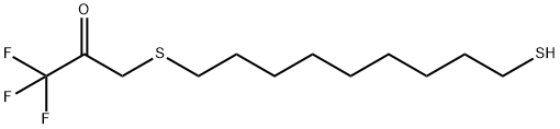 3-(9'-mercaptononylthio)-1,1,1,-trifluoropropan-2-one 结构式