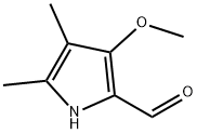 Pyrrole-2-carboxaldehyde, 3-methoxy-4,5-dimethyl- (8CI) Structure