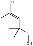 2-Penten-2-ol, 4-hydroperoxy-4-methyl-, (2E)- (9CI) Structure