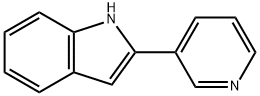 2-PYRIDIN-3-YL-1H-INDOLE, 15432-24-3, 结构式
