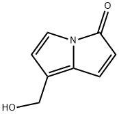 3H-Pyrrolizin-3-one, 7-(hydroxymethyl)- (9CI) Structure