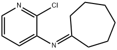 (2-Chloro-pyridin-3-yl)-cycloheptylidene-amine Struktur