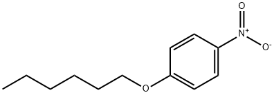 1-ヘキシルオキシ-4-ニトロベンゼン 化学構造式
