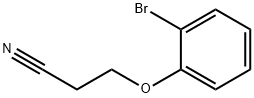 3-(2-bromophenoxy)propanenitrile 化学構造式