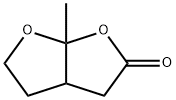 3a,4,5,6a-Tetrahydro-6a-methylfuro[2,3-b]furan-2(3H)-one Struktur