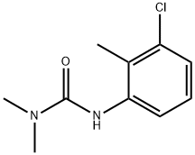 3-(3-Chloro-2-methylphenyl)-1,1-dimethylurea Struktur