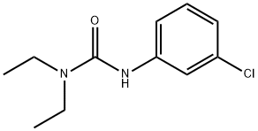 N'-(3-Chlorophenyl)-N,N-diethylurea 结构式