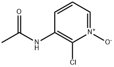 Acetamide,  N-(2-chloro-1-oxido-3-pyridinyl)- Structure