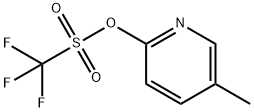 5-甲基吡啶-2-三氟甲磺酸酯 结构式