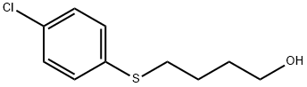 4-(p-chlorophenylthio)butanol 结构式