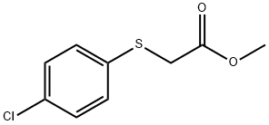 methyl 2-(4-chlorophenyl)sulfanylacetate Struktur