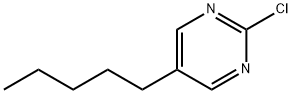 2-氯-5-正戊嘧啶, 154466-62-3, 结构式