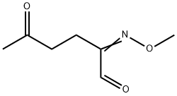 Hexanal, 5-oxo-, 1-(O-methyloxime) (9CI) Structure