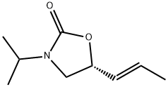 2-Oxazolidinone,3-(1-methylethyl)-5-(1-propenyl)-,[R-(E)]-(9CI) 结构式