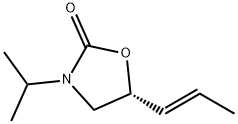 2-Oxazolidinone,3-(1-methylethyl)-5-(1-propenyl)-,[R-(E)]-(9CI),154475-73-7,结构式