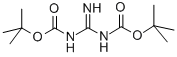 1,3-ビス(TERT-ブトキシカルボニル)グアニジン 化学構造式