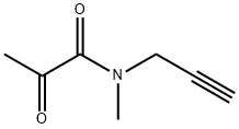 Propanamide, N-methyl-2-oxo-N-2-propynyl- (9CI) Structure