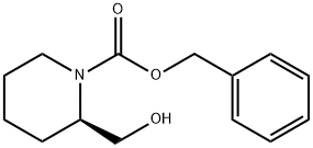 (+)-2-(Hydroxymethyl)-1-piperidinecarboxylic Acid Phenylmethyl Ester 结构式