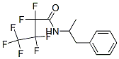 2,2,3,3,4,4,4-Heptafluoro-N-(1-methyl-2-phenylethyl)butanamide Struktur