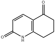 1,2,5,6,7,8-ヘキサヒドロキノリン-2,5-ジオン 化学構造式