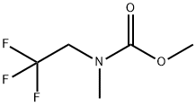 Carbamic  acid,  methyl(2,2,2-trifluoroethyl)-,  methyl  ester  (9CI),154503-91-0,结构式