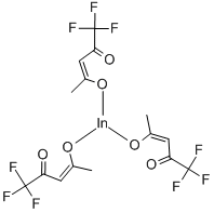 INDIUM TRIFLUOROACETYLACETONATE Struktur